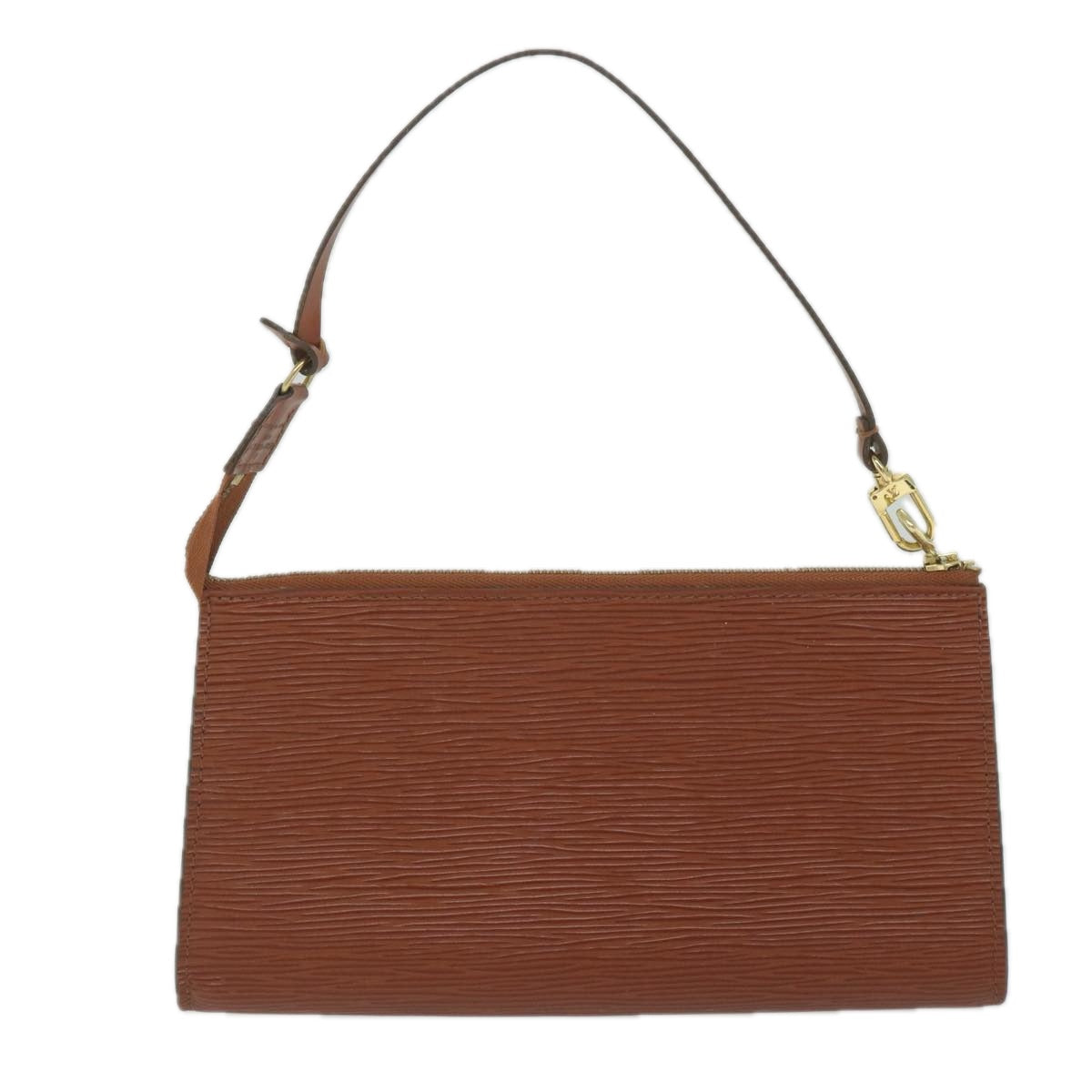 LOUIS VUITTON Epi Pochette Accessoires Pouch Brown M52953 LV 61514