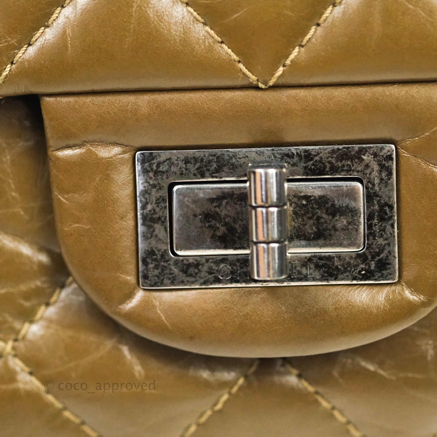 Chanel Reissue Quilted Aged Calfskin Taupe Ruthenium Hardware 227