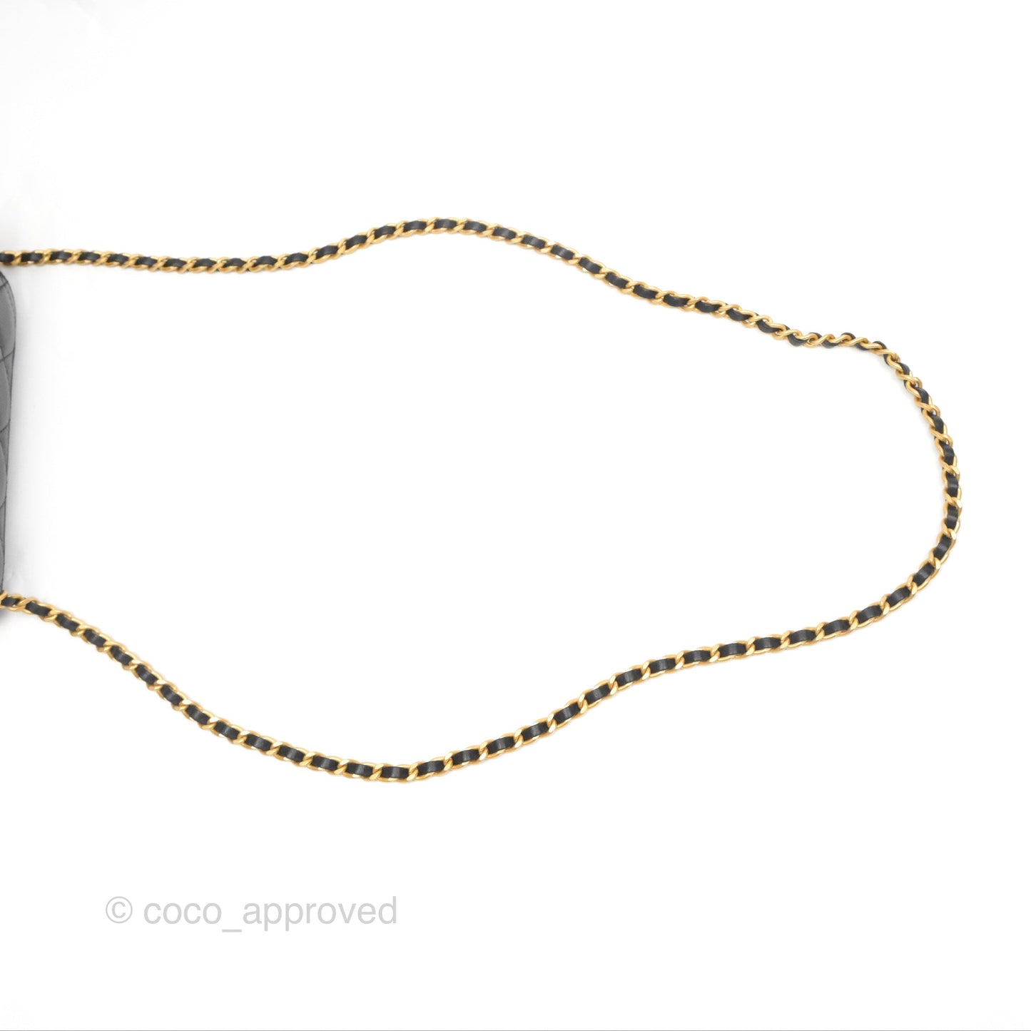 Chanel Top Handle Vanity Case Black Shiny Lambskin Aged Gold Hardware