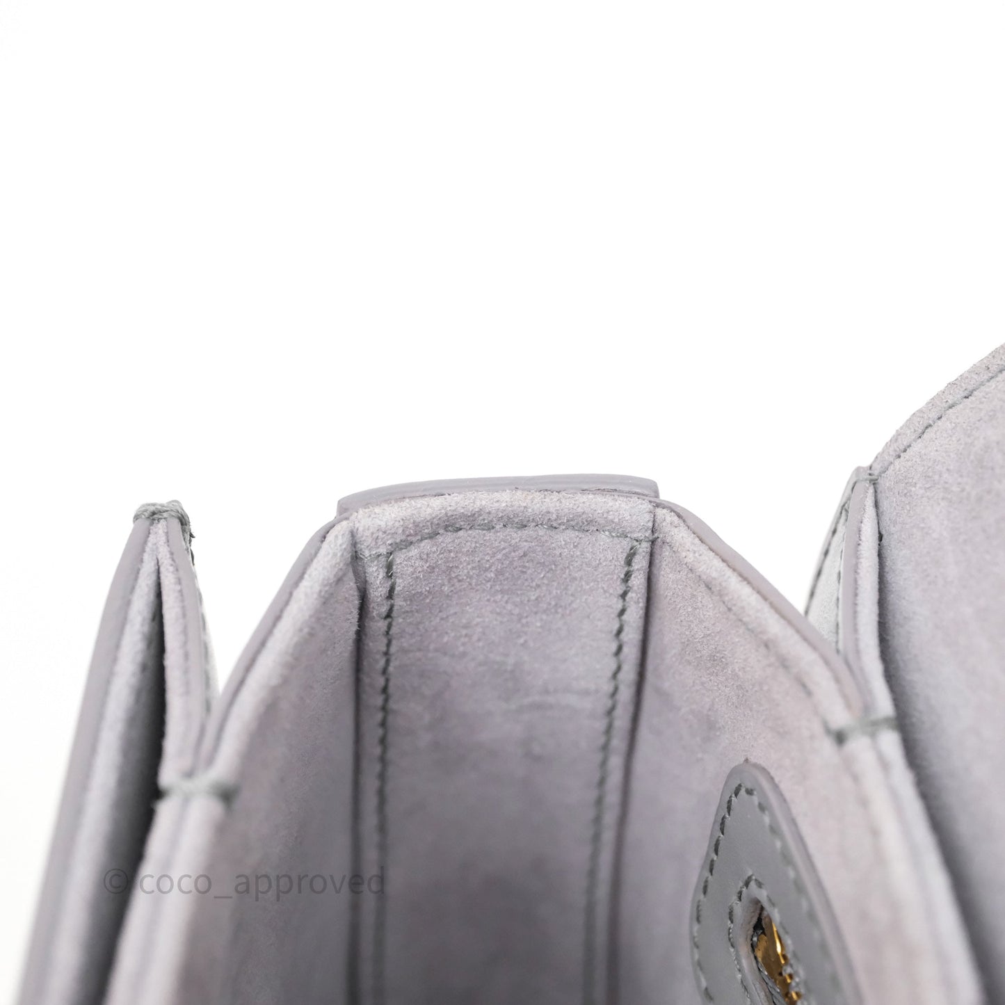 Dior 30 Montaigne Avenue Bag Grey Box Calfskin