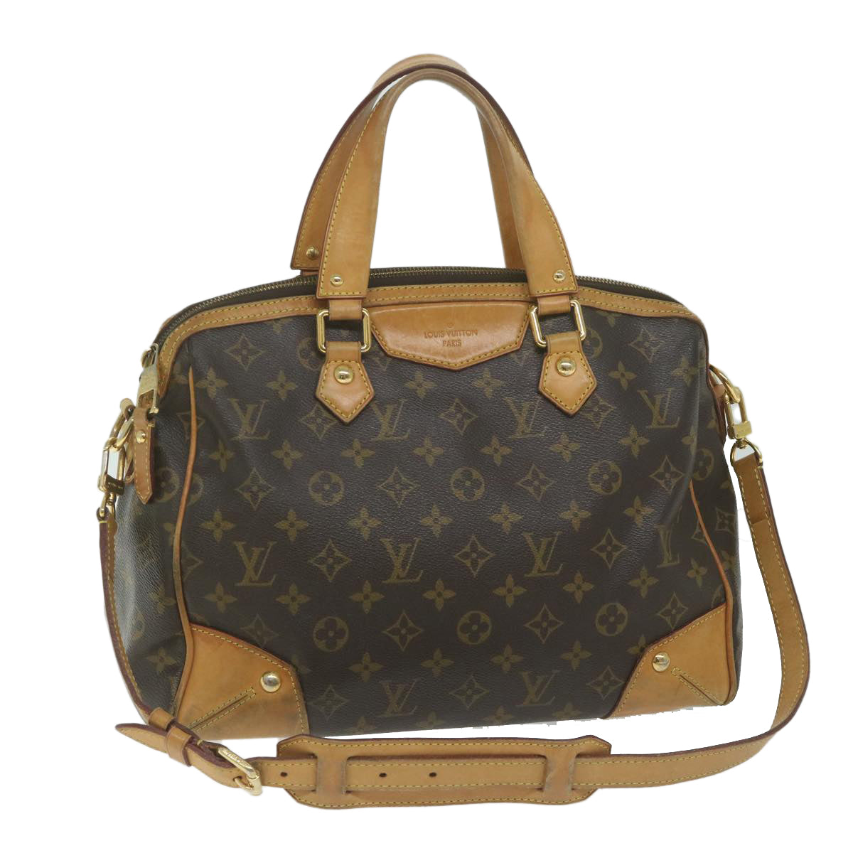 LOUIS VUITTON Monogram Retiro PM Hand Bag 2way Shoulder Bag MB4181 61581