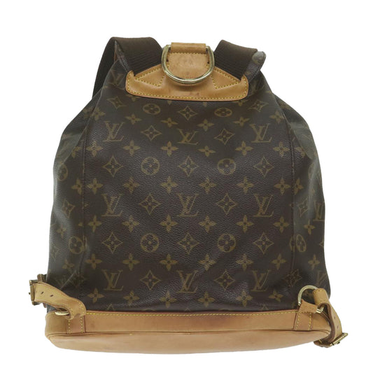 LOUIS VUITTON Monogram Montsouris GM Backpack M51135 LV 61583