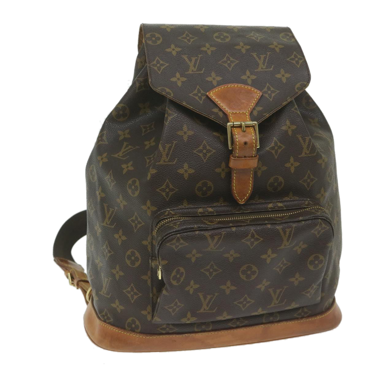 LOUIS VUITTON Monogram Montsouris GM Backpack M51135 LV 61586