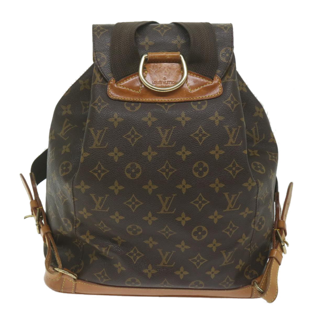 LOUIS VUITTON Monogram Montsouris GM Backpack M51135 LV 61586