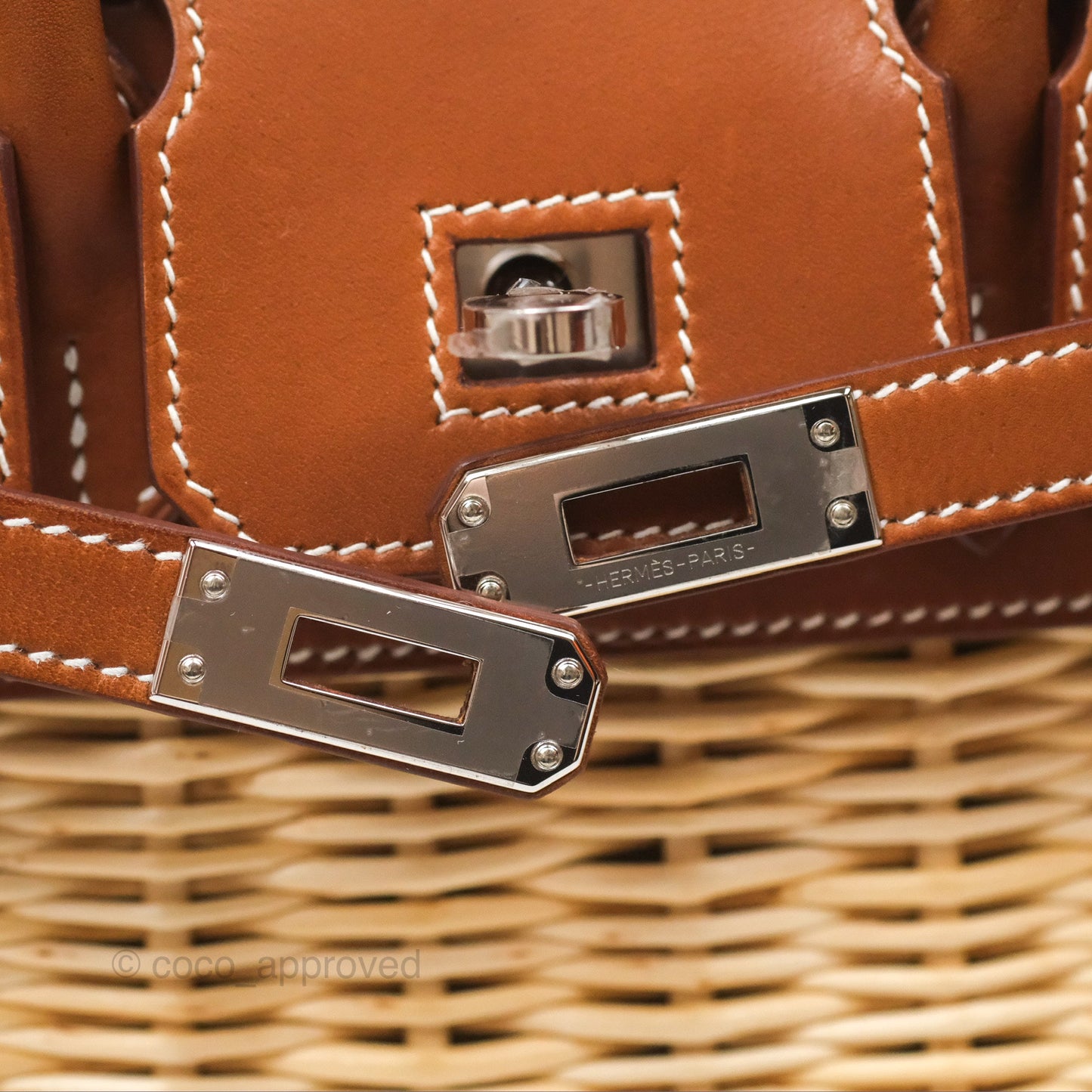 Hermès Birkin Picnic 25 Osier/ Barenia Naturel 27/ Fauve 34 Palladium Hardware