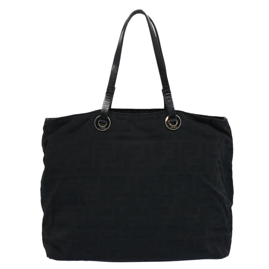 Luxury FendiZucca Canvas Hand Bag Black61642