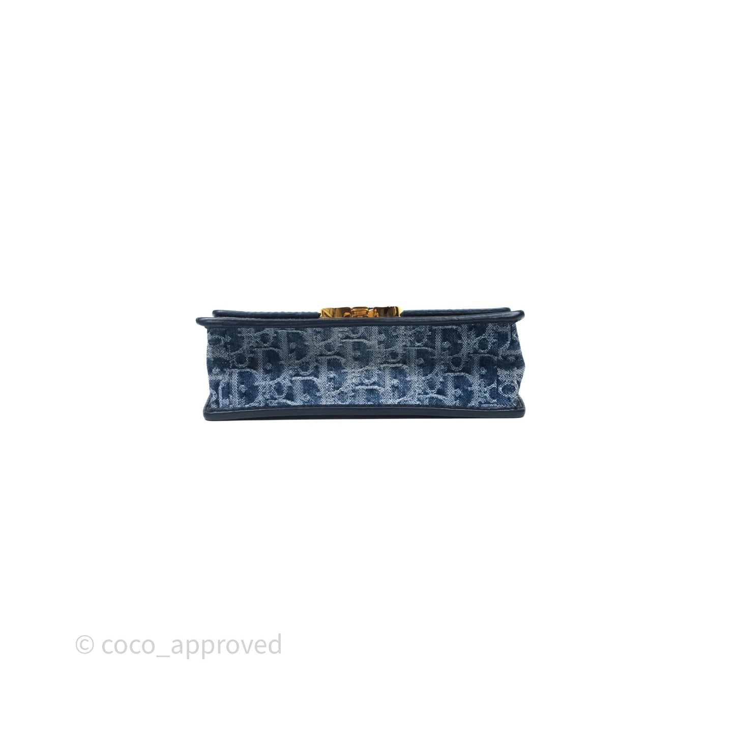 Christian Dior Montaigne East-West Bag Denim With Chain