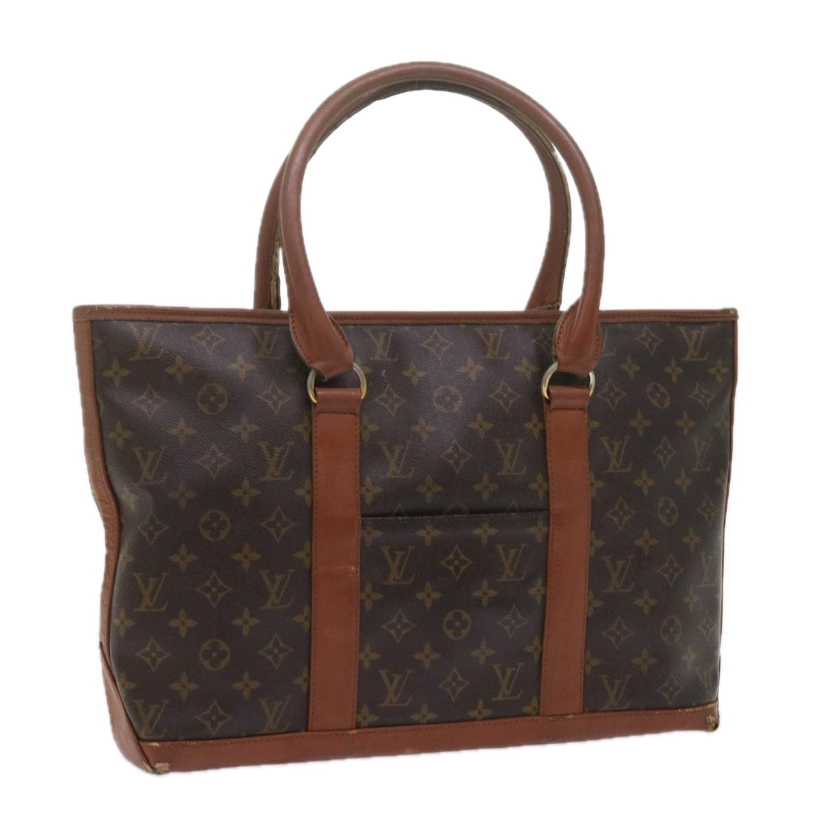 LOUIS VUITTON Monogram Sac Weekend PM Tote Bag M42425 LV 61669