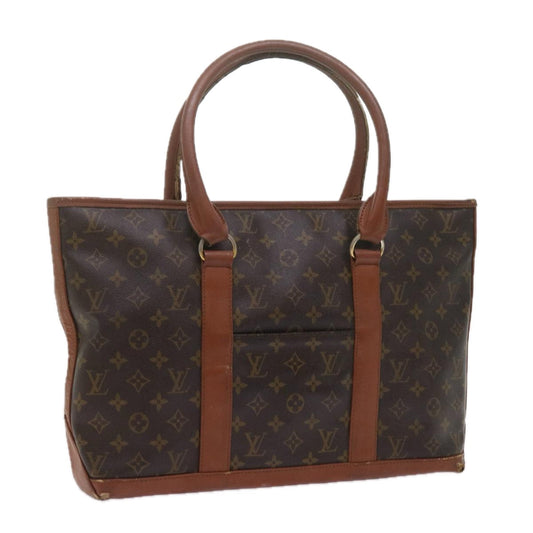 LOUIS VUITTON Monogram Sac Weekend PM Tote Bag M42425 LV 61669