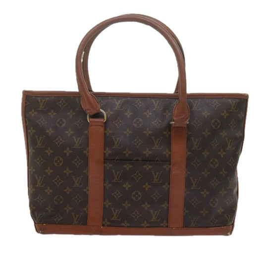 LOUIS VUITTON Monogram Sac Weekend PM Tote Bag M42425 LV 61669