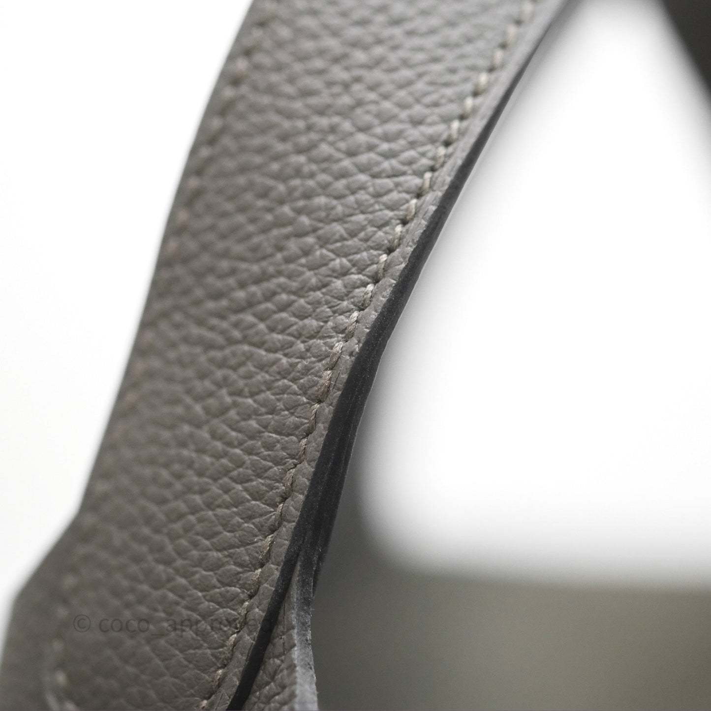 Hermès Picotin 22 Gris Meyer Taurillon Maurice Palladium Hardware