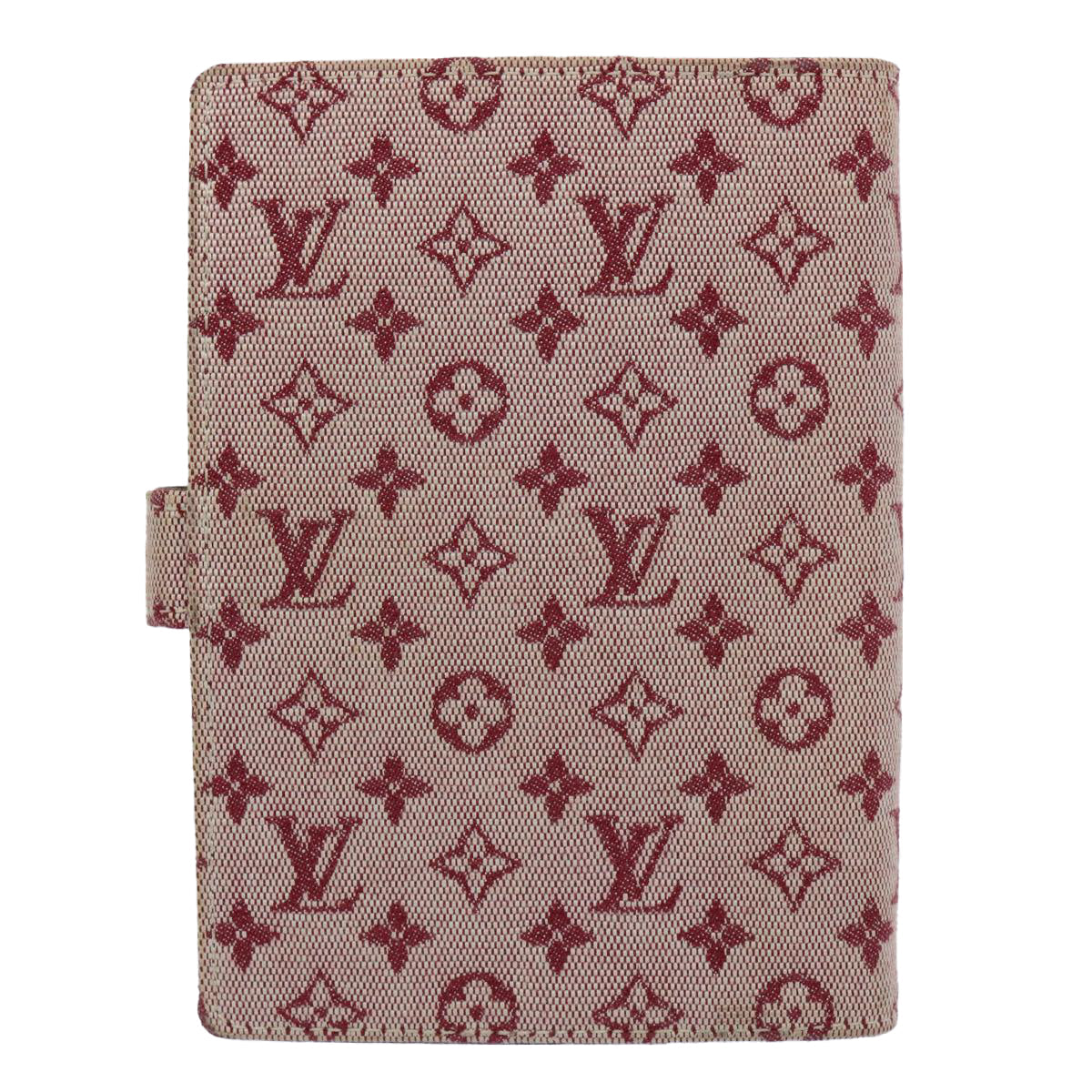 LOUIS VUITTON Monogram Mini Agenda PM Day Planner Cover Red R20912 LV 61679
