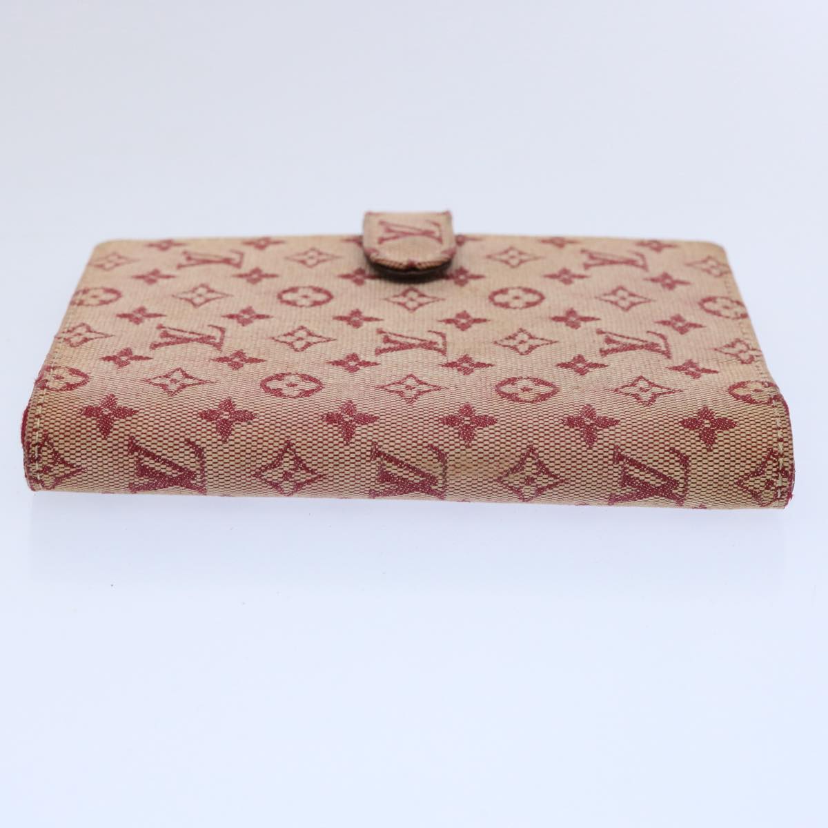 LOUIS VUITTON Monogram Mini Agenda PM Day Planner Cover Red R20912 LV 61681