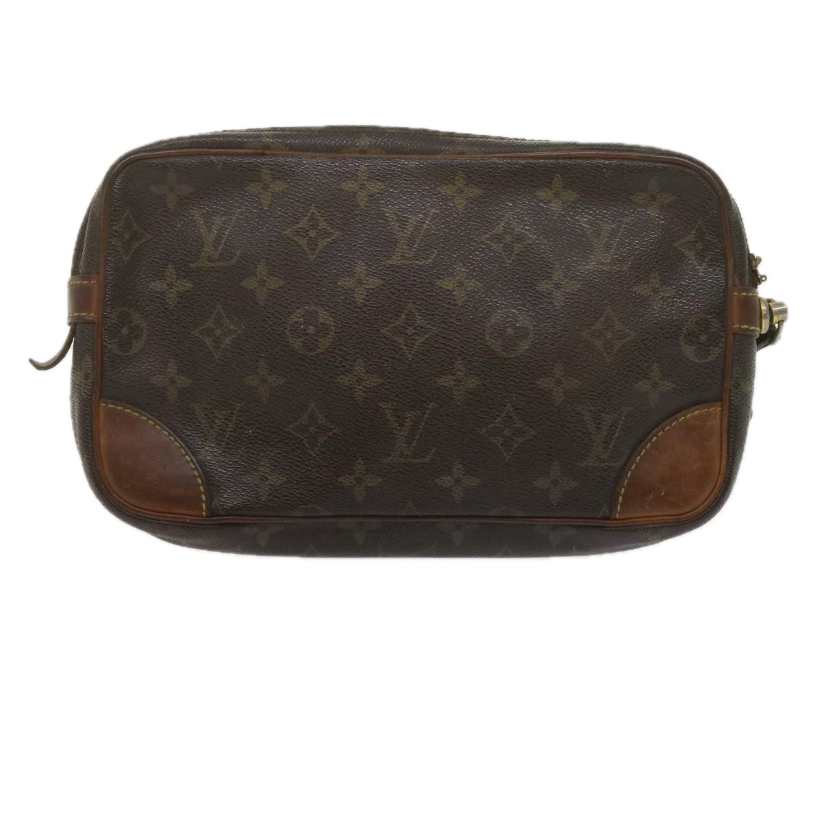 LOUIS VUITTON Monogram Marly Dragonne GM Clutch Bag M51825 LV 61688