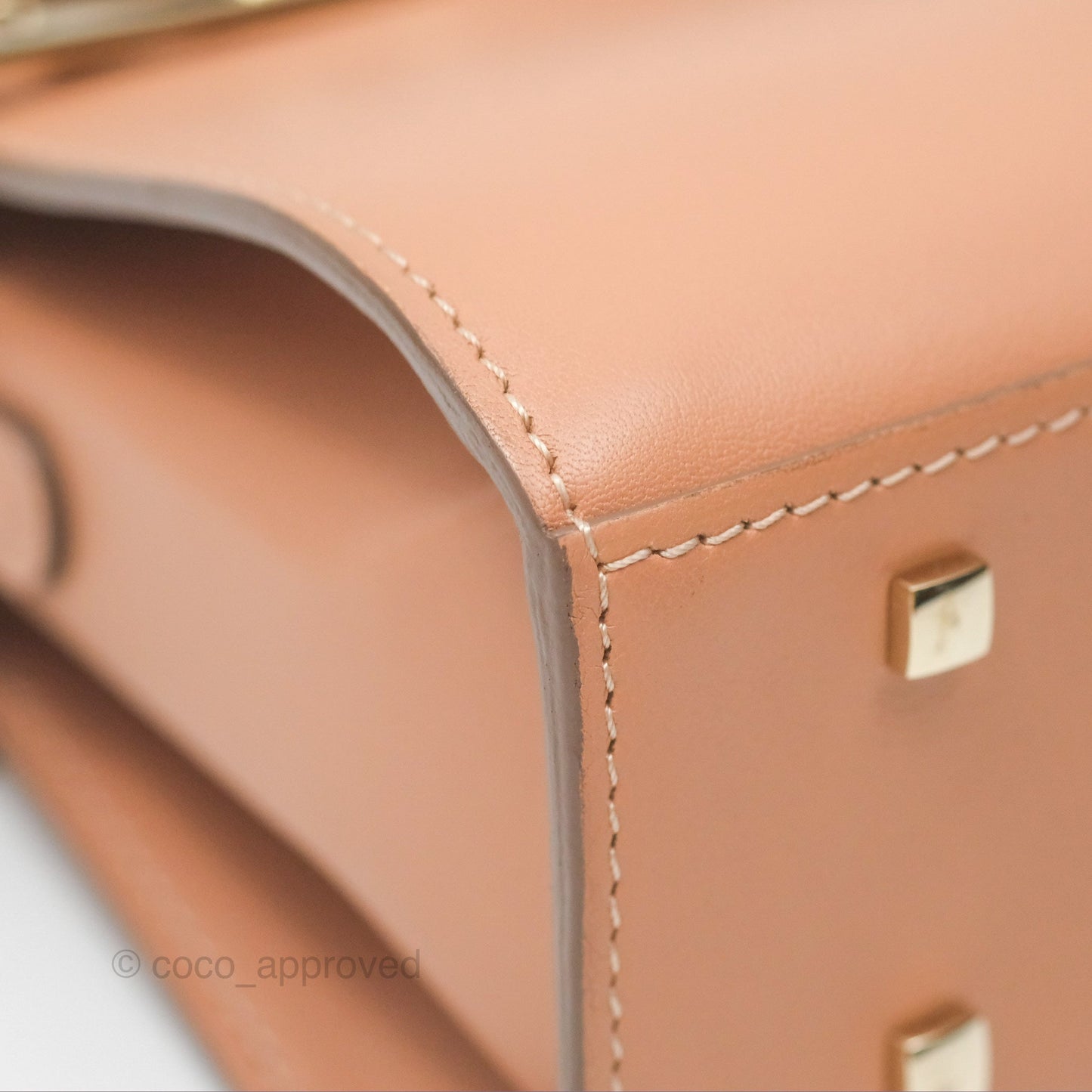 Delvaux Tempête Mini Beige Supple Calfskin Gold Hardware