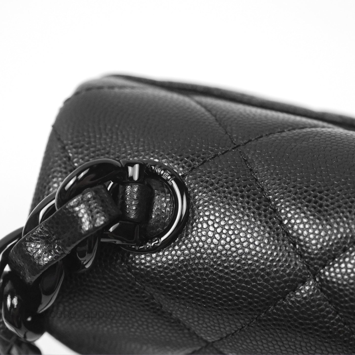 Chanel My Everything Flap Bag So Black Caviar Incognito Hardware