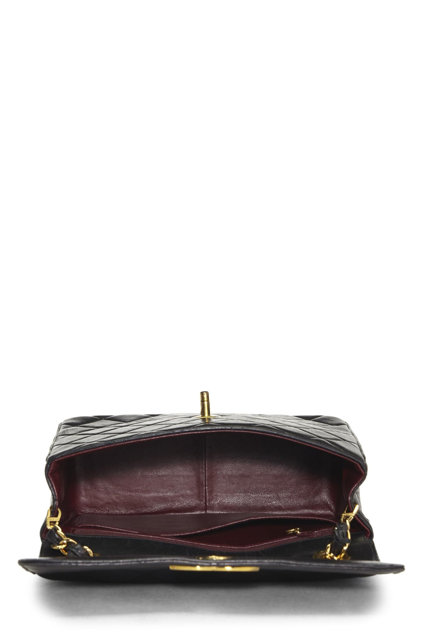 Chanel,  Black Lambskin Big 'CC' Square Flap, Black