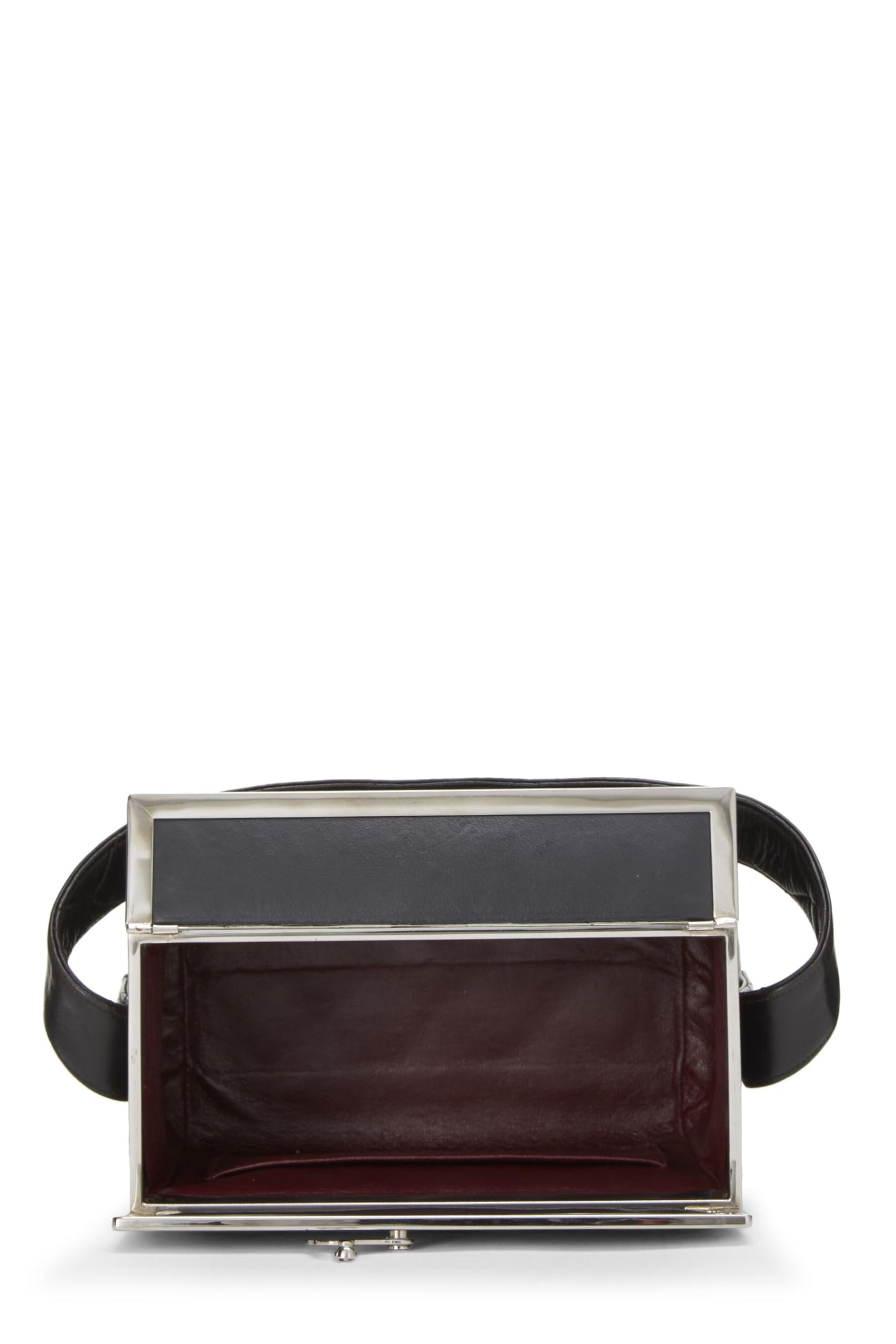 Chanel,  Black Quilted Lambskin Box Vanity Small, Black