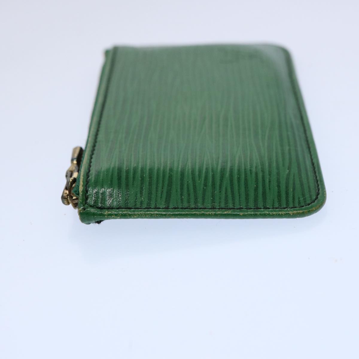 LOUIS VUITTON Epi Pochette Cles Coin Purse Green M63804 LV 61717