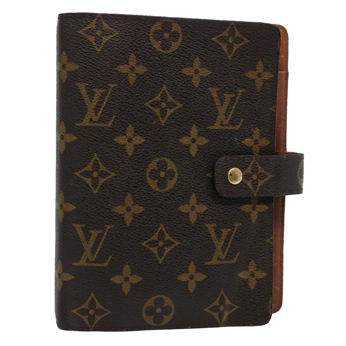 LOUIS VUITTON Monogram Agenda MM Day Planner Cover R20105 LV 61733