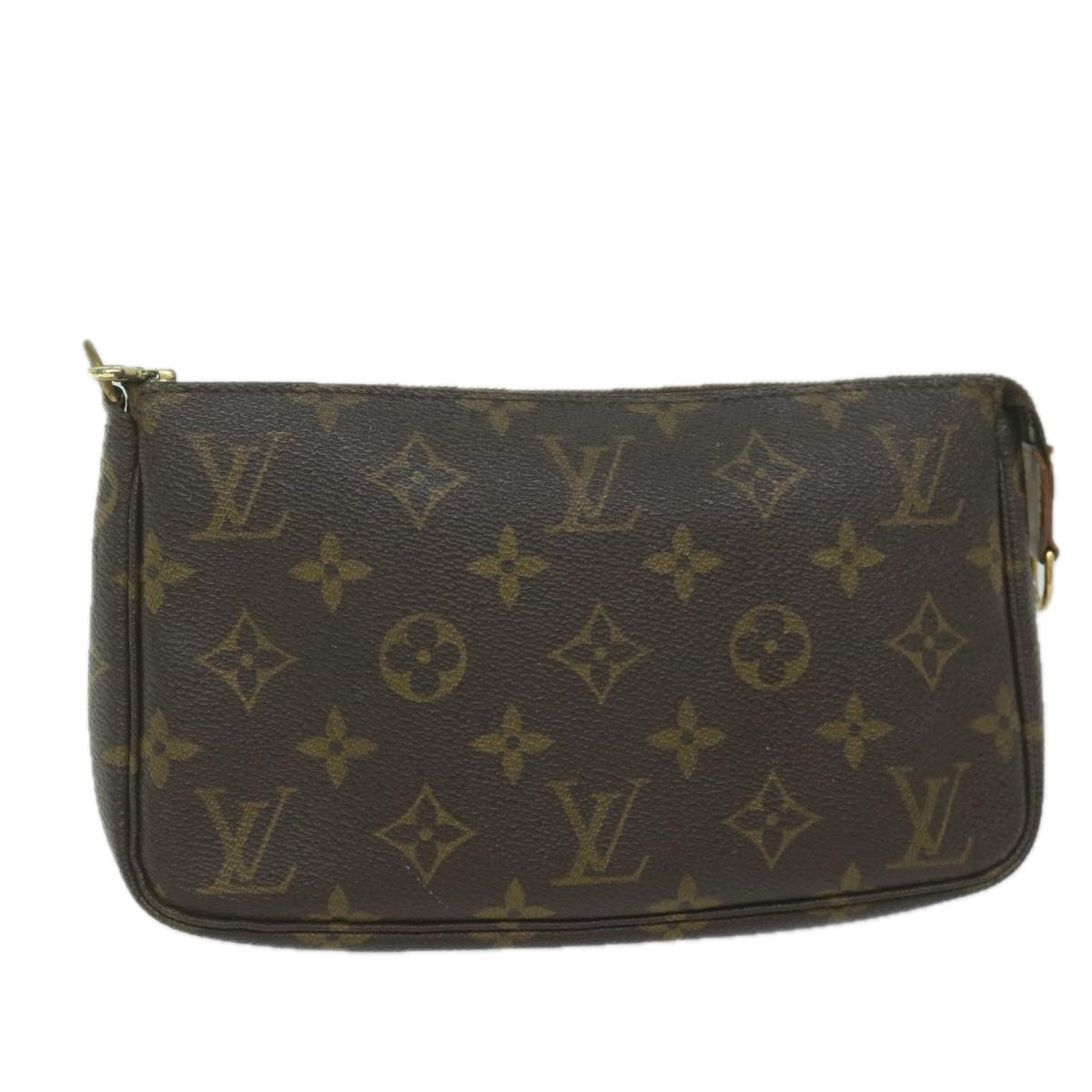LOUIS VUITTON Monogram Pochette Accessoires Pouch M51980 LV 61735