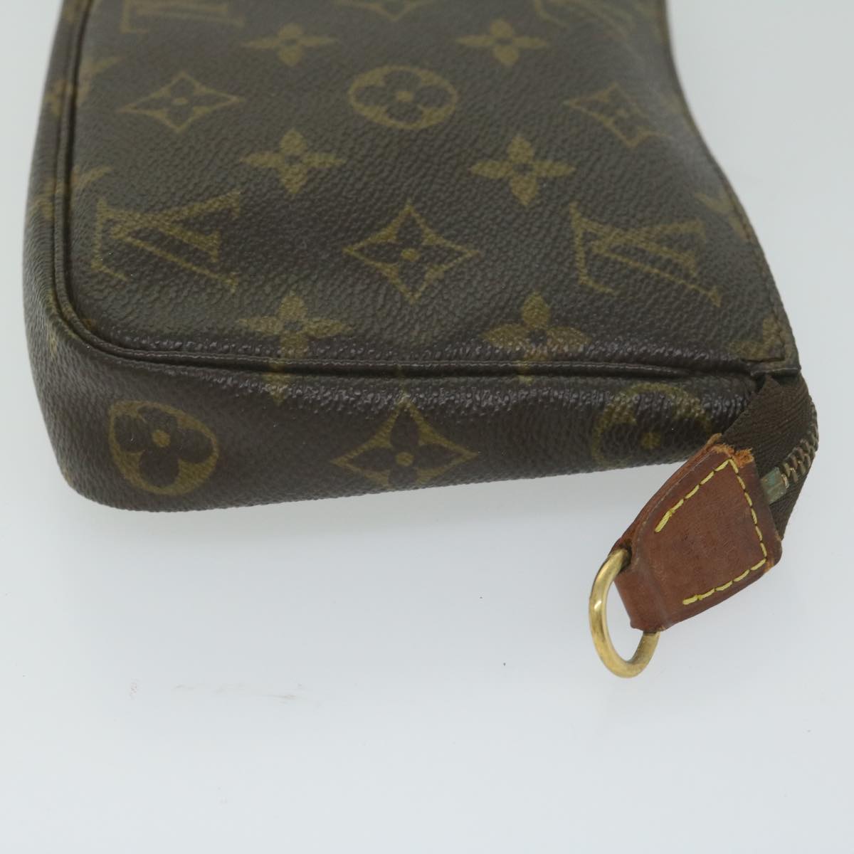 LOUIS VUITTON Monogram Pochette Accessoires Pouch M51980 LV 61735