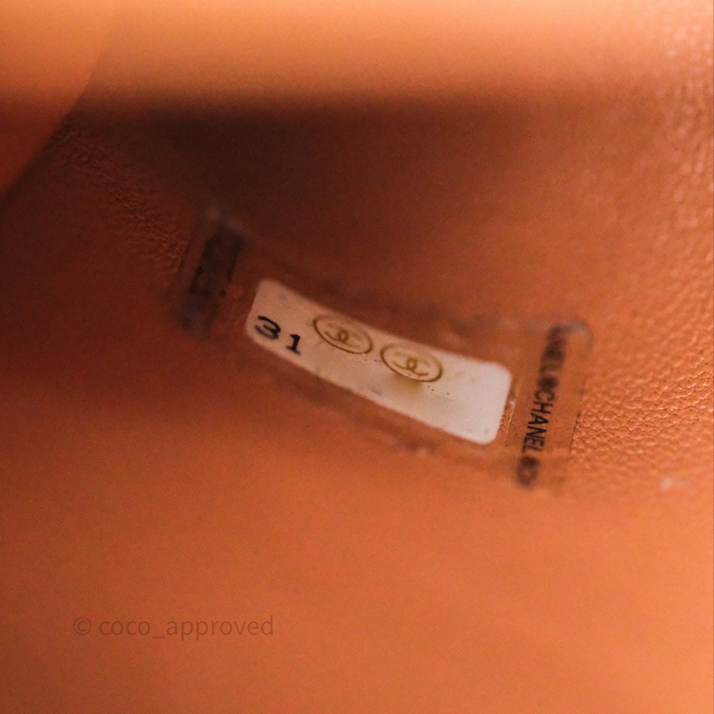 Chanel Small Coco Handle Dark Beige Caramel Caviar Gold Hardware
