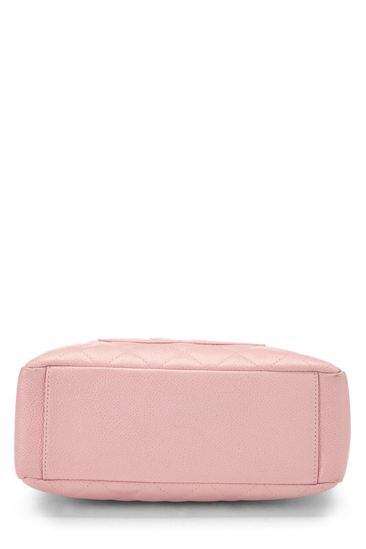 Chanel,  Pink Quilted Caviar Petite Shopping Tote (PST), Pink