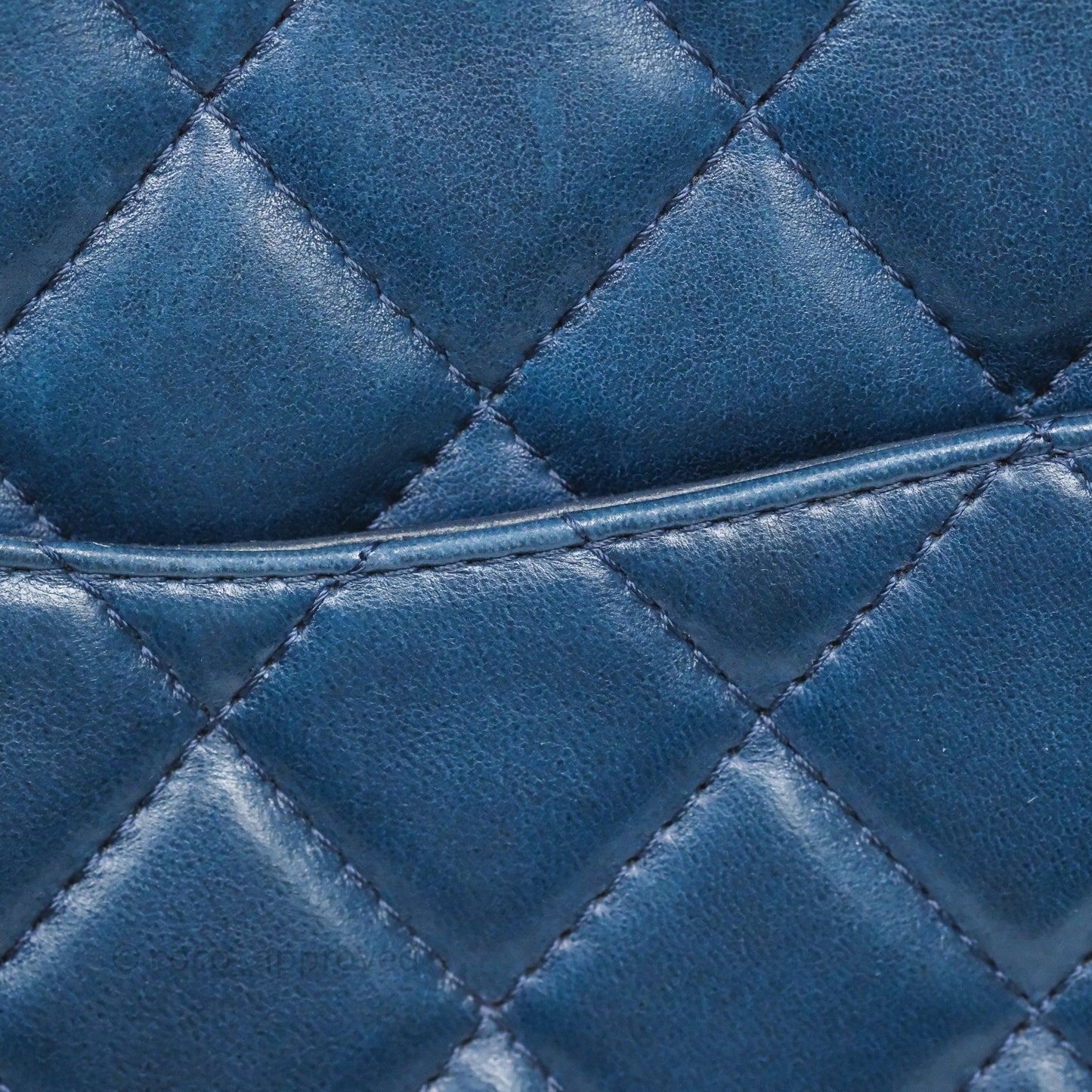 Chanel Reissue 227 Quilted Navy Lambskin Ruthenium Hardware