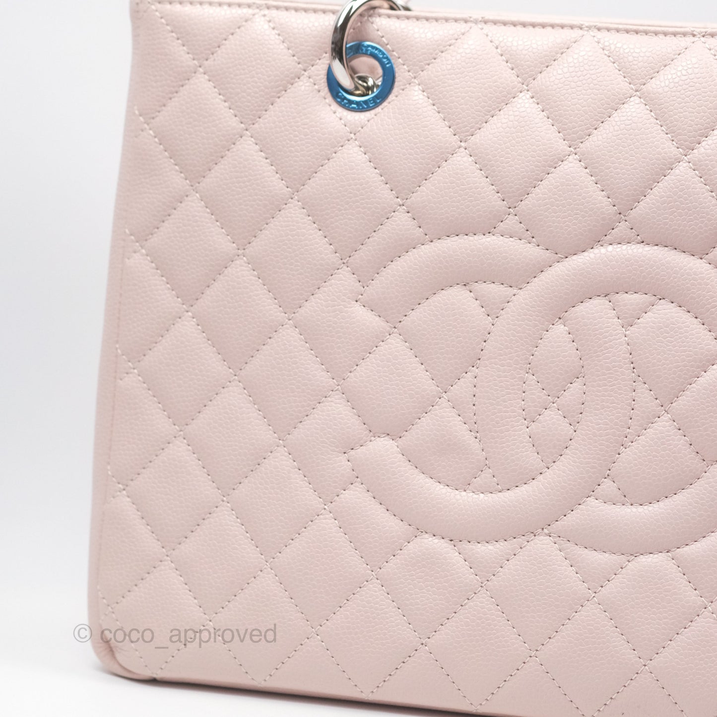 Chanel GST Pink Caviar Silver Hardware