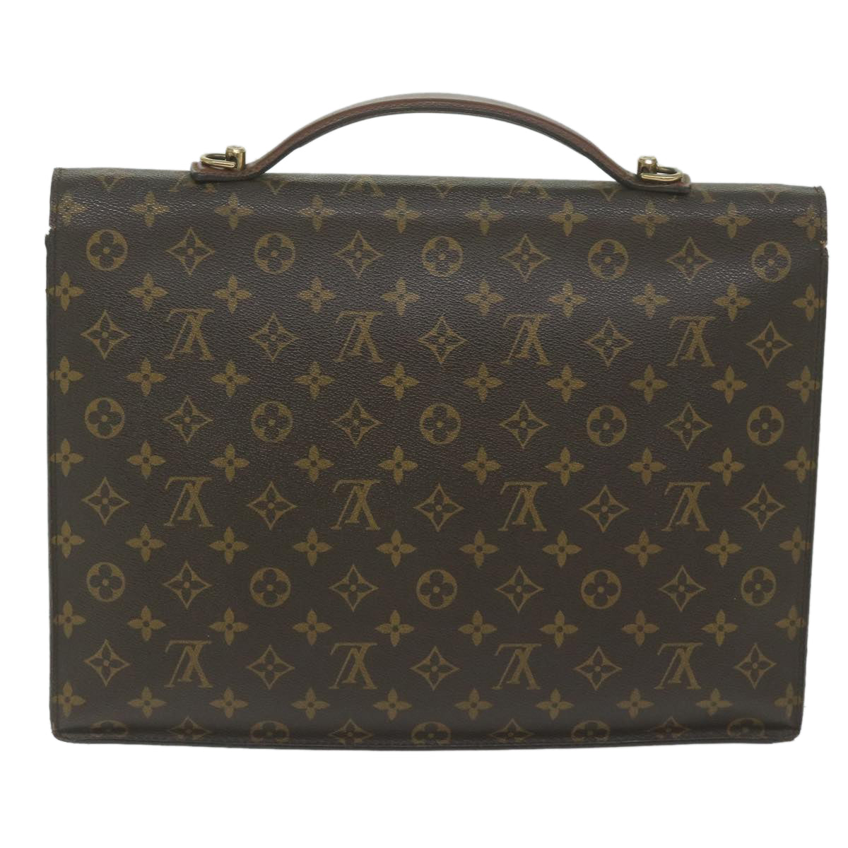 LOUIS VUITTON Monogram Porte Documents Bandouliere Bag M53338 LV 61808
