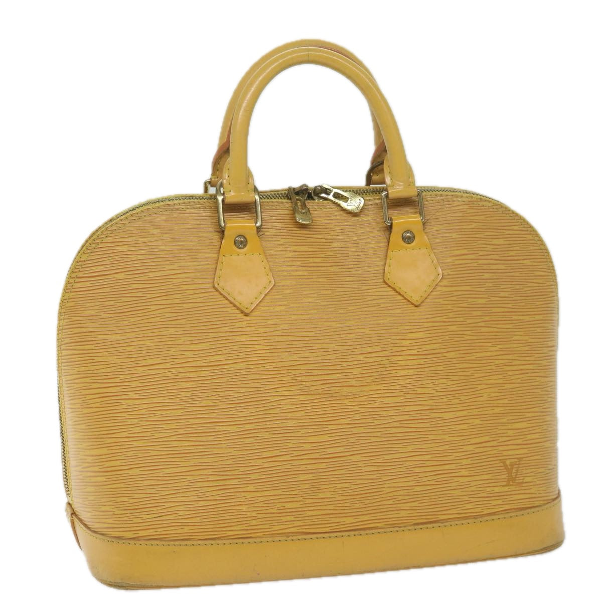 LOUIS VUITTON Epi Alma Hand Bag Tassili Yellow M52149 LV 61857