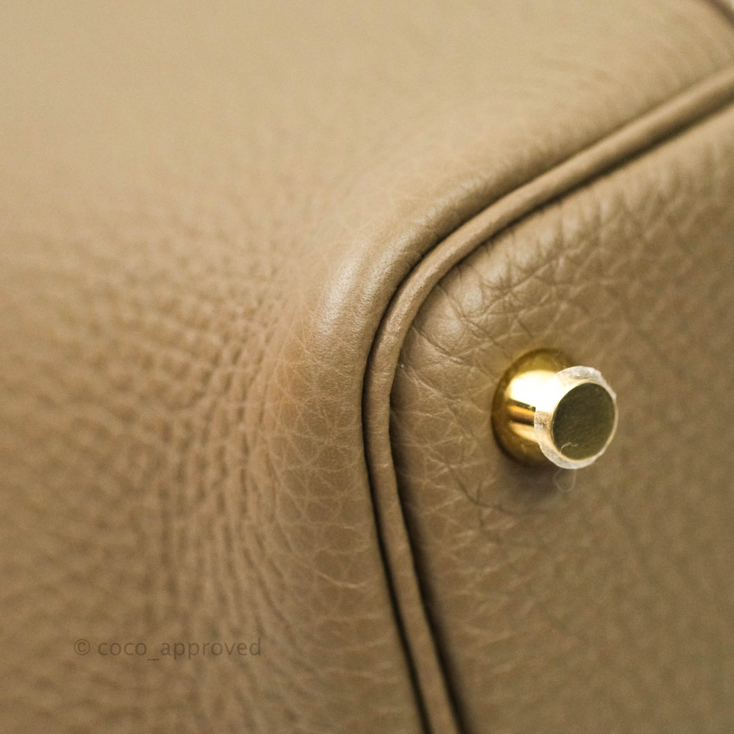 Hermès Taurillon Clemence Picotin Lock 18 PM Etoupe Gold Hardware
