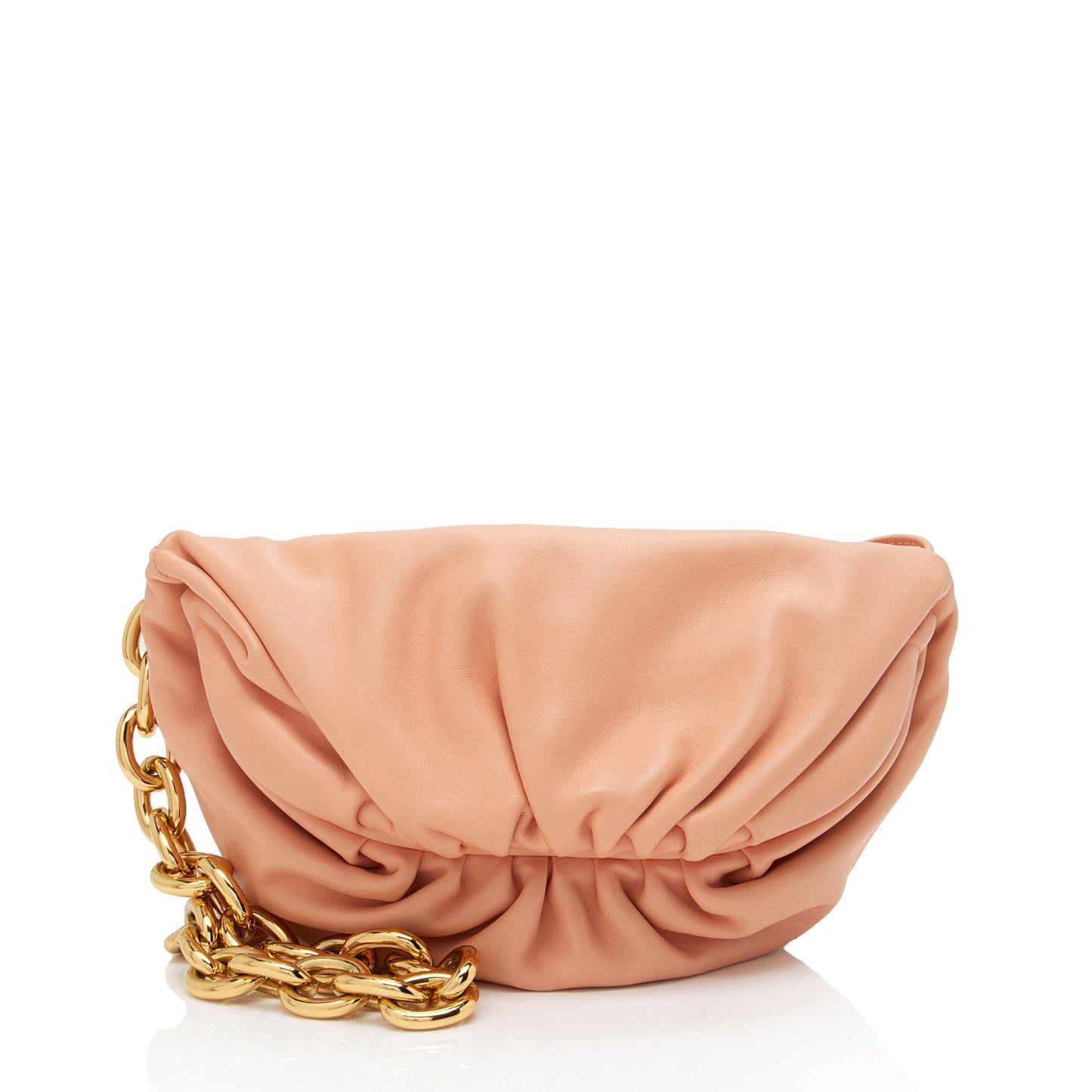 Luxury Bottega Veneta Calfskin The Belt Chain Pouch
