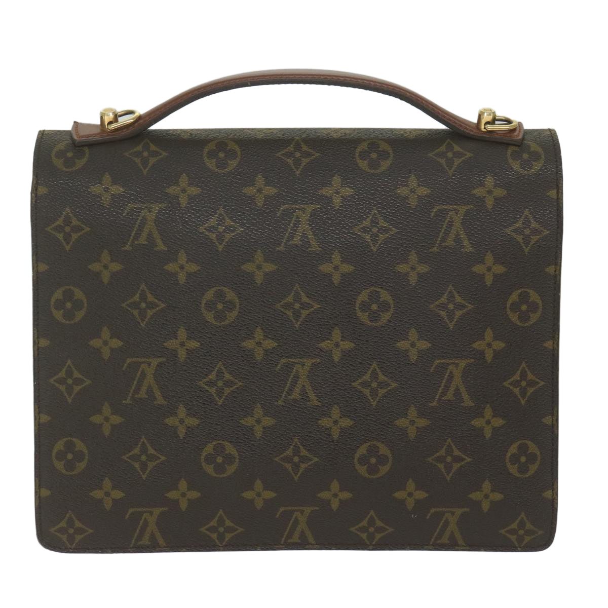 LOUIS VUITTON Monogram Monceau 28 Hand Bag 2way M51185 LV 61871