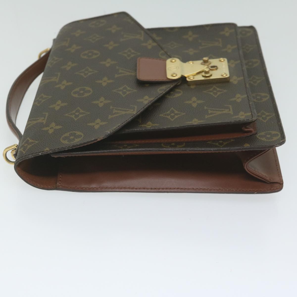 LOUIS VUITTON Monogram Monceau 28 Hand Bag 2way M51185 LV 61871