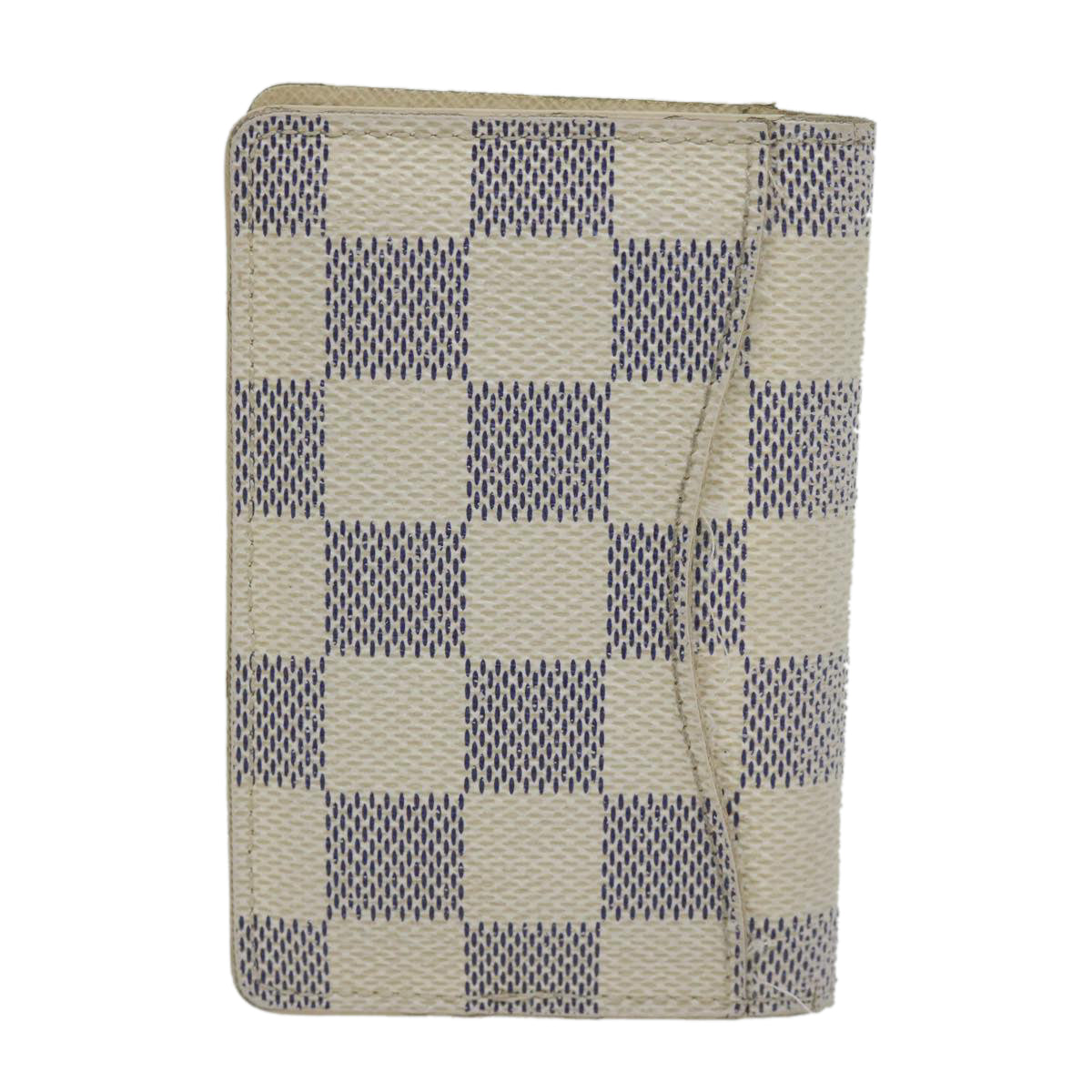 LOUIS VUITTON Damier Azur Organizer Dupoch Card Case N61727 LV 61872