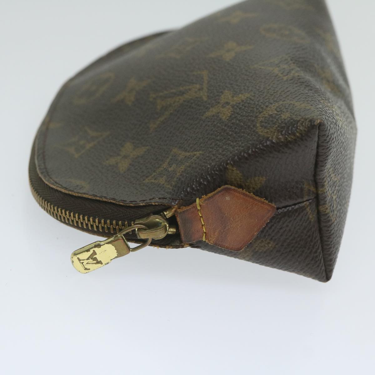 LOUIS VUITTON Monogram Pochette Cosmetic PM Cosmetic Pouch M47515 LV 61887