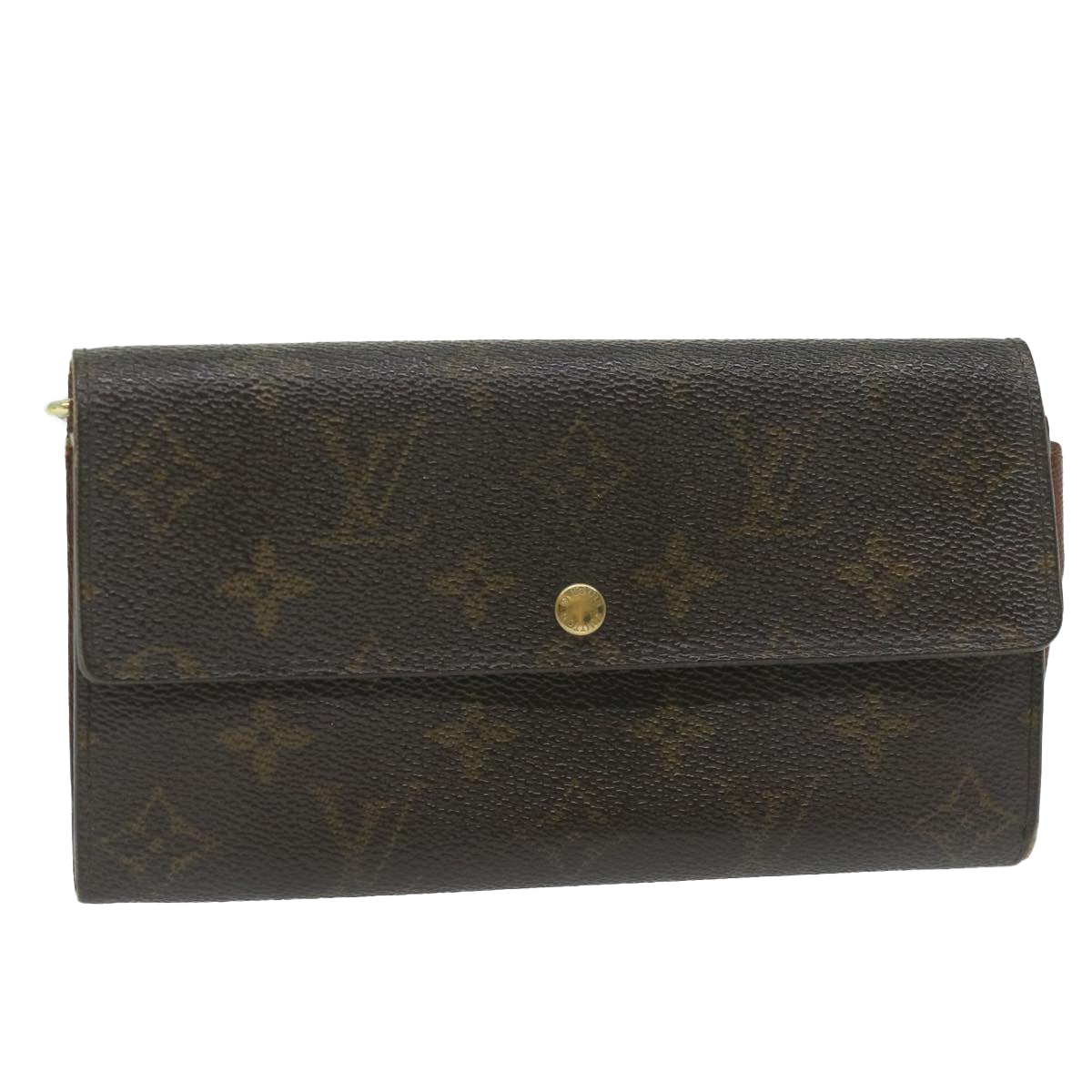 LOUIS VUITTON Monogram Pochette Porte Monnaie Credit Wallet M61725 61890