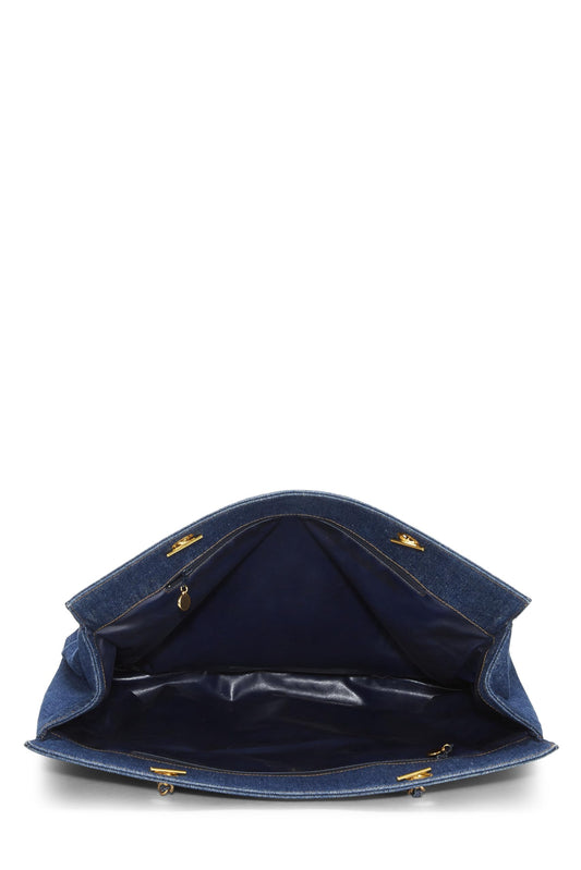 Chanel,  Blue Denim Timeless 'CC' Tote, Blue