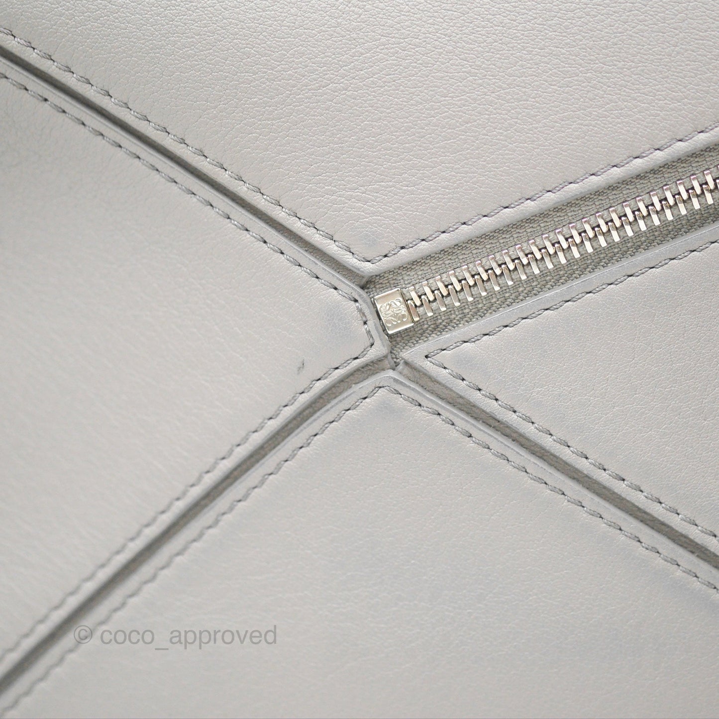 Loewe Small Puzzle Bag Grey Calfskin