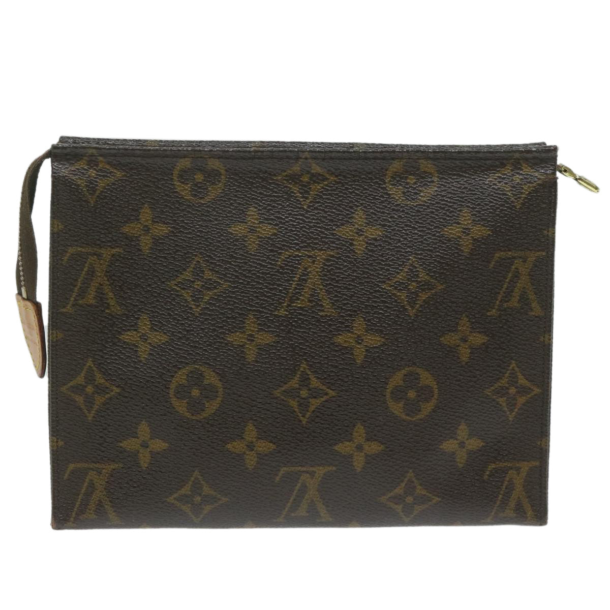 LOUIS VUITTON Monogram Poche Toilette 19 Pouch M47544 LV 61912