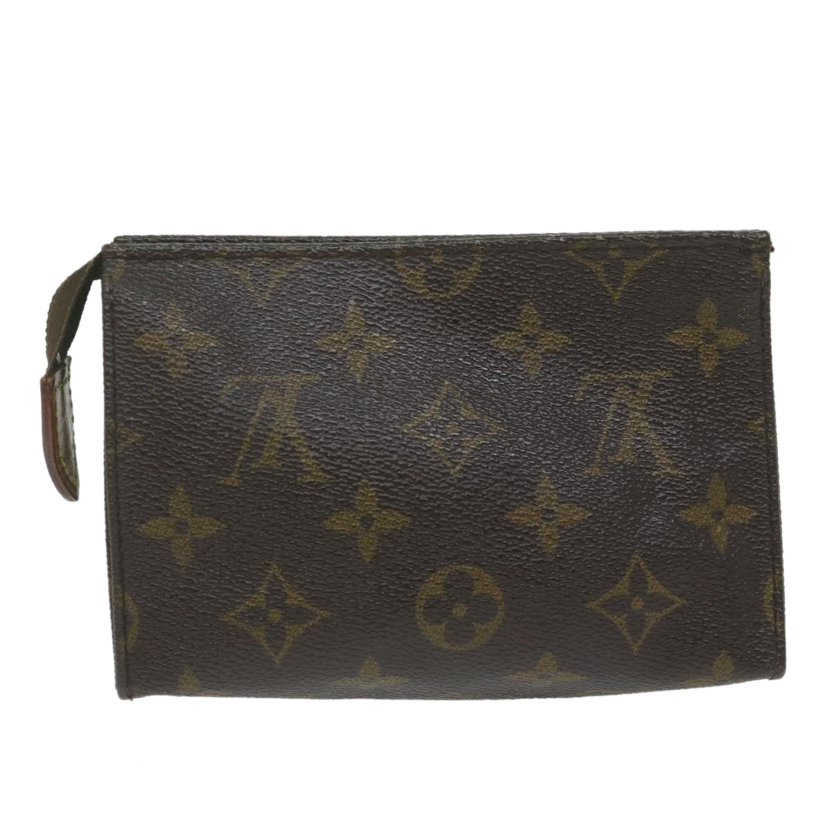 LOUIS VUITTON Monogram Poche Toilette 15 Pouch M47546 LV 61913