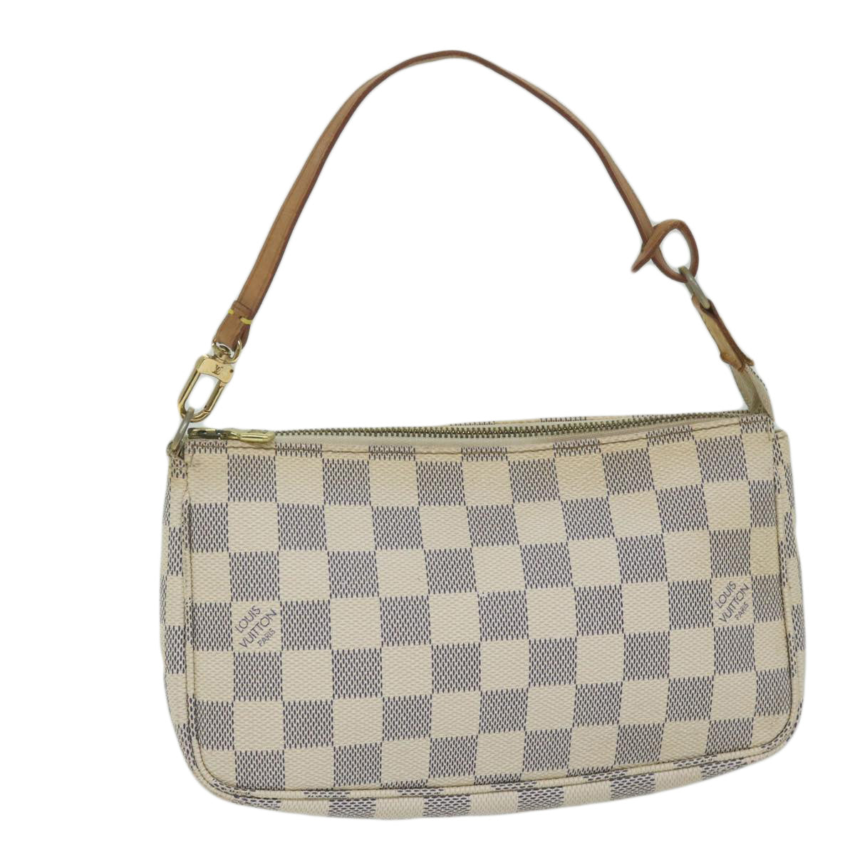 LOUIS VUITTON Damier Azur Pochette Accessoires Pouch N51986 LV 61915