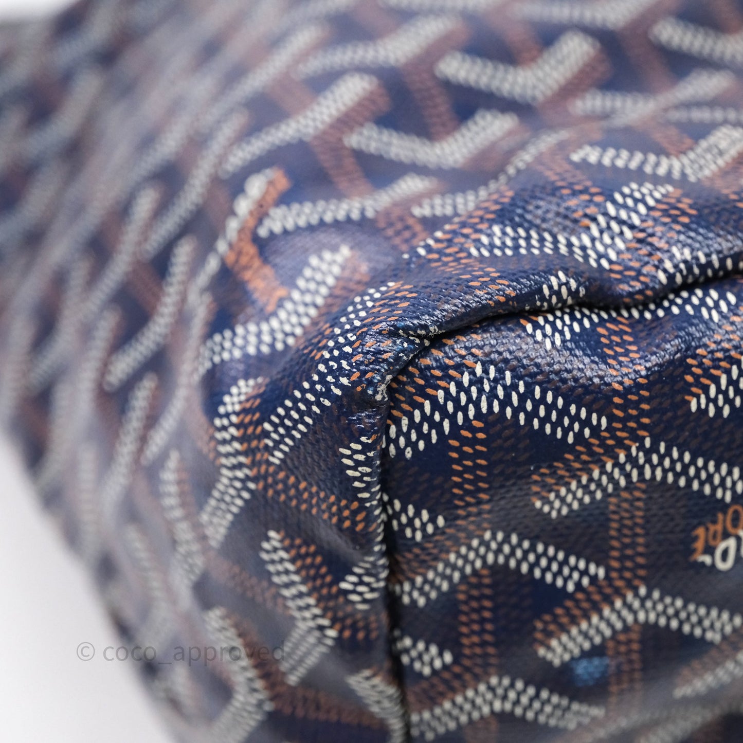 Goyard St Louis Tote PM Navy