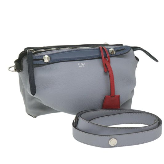 Luxury FendiBy The Way Shoulder Bag Leather Gray61939