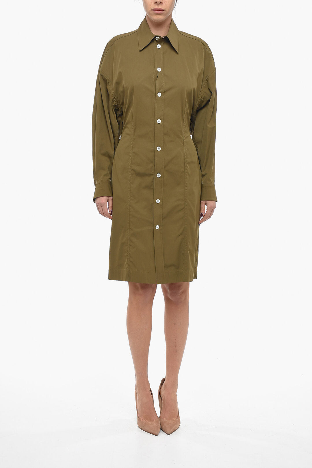 Luxury Bottega Veneta Oversized Shirt Dress