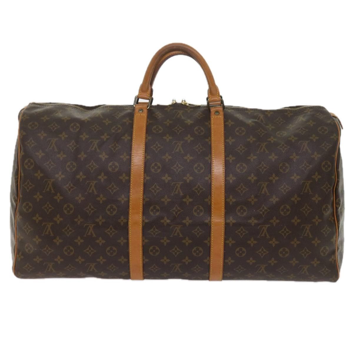 LOUIS VUITTON Monogram Keepall 60 Boston Bag M41422 LV 61966
