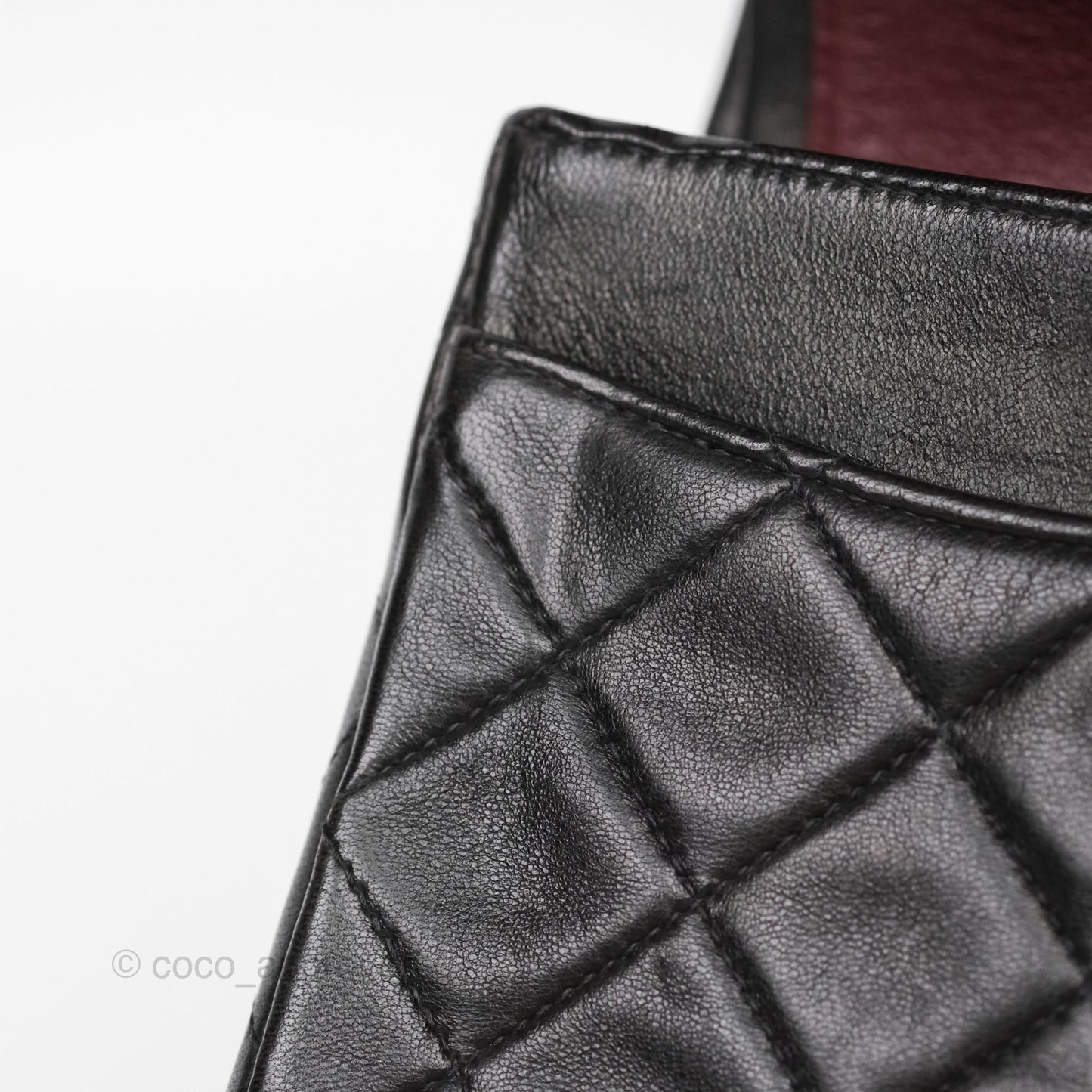 Chanel Vintage Small Classic Flap Black Lambskin 24K Gold Hardware