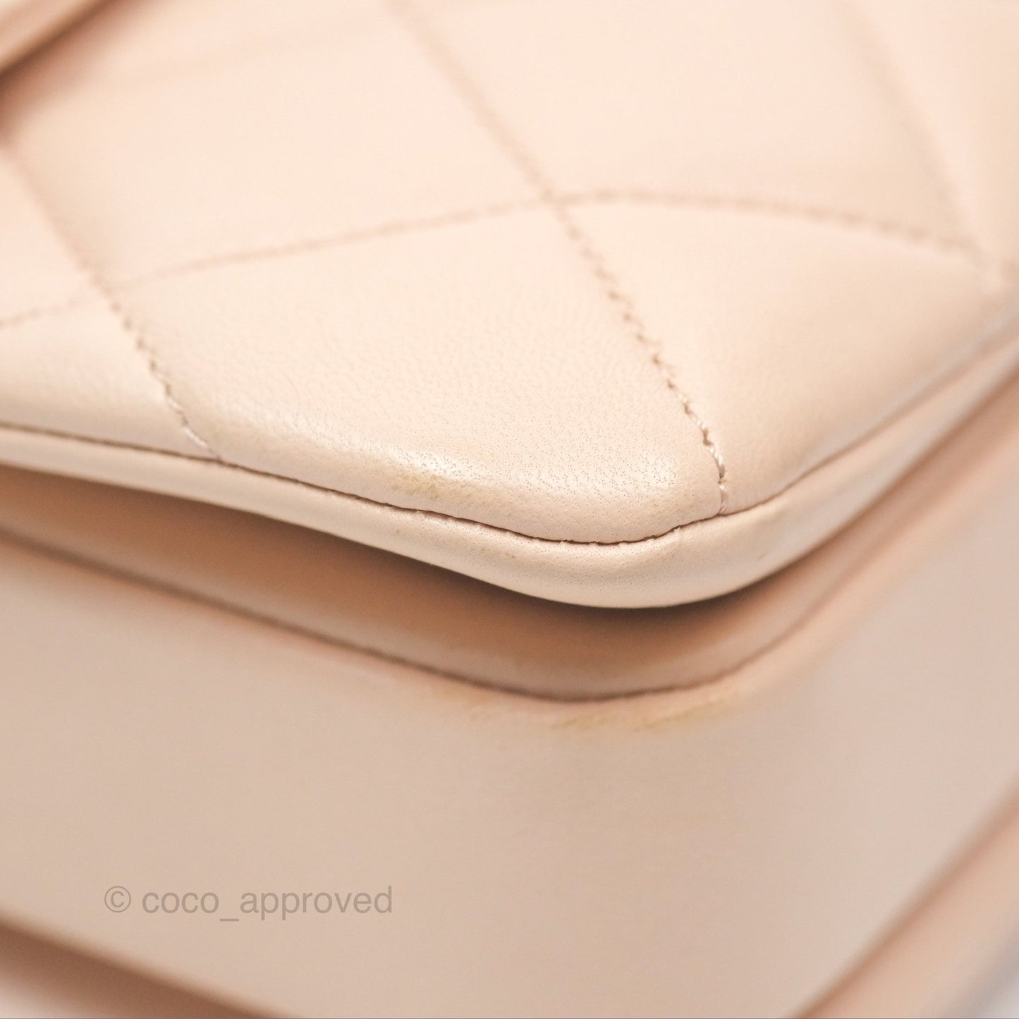 Chanel Trendy CC Small Beige Lambskin Gold Hardware
